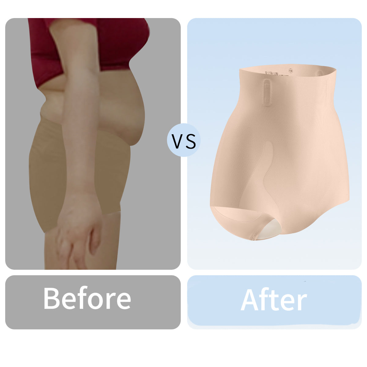 Plus‑Size High‑Waist Seamless Shapewear Shorts | Anti‑Roll Waistband, 100,000 Breathable Holes & Butt Lifting #N2456