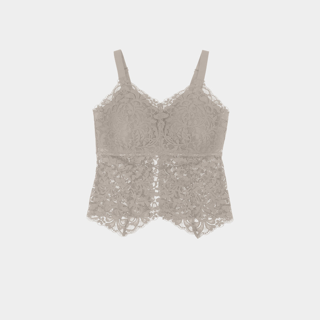 Lace Butterfly Back Bralette with Adjustable Wide Straps, Inclusive Fit for Full Bust & All‑Day Wear #2660