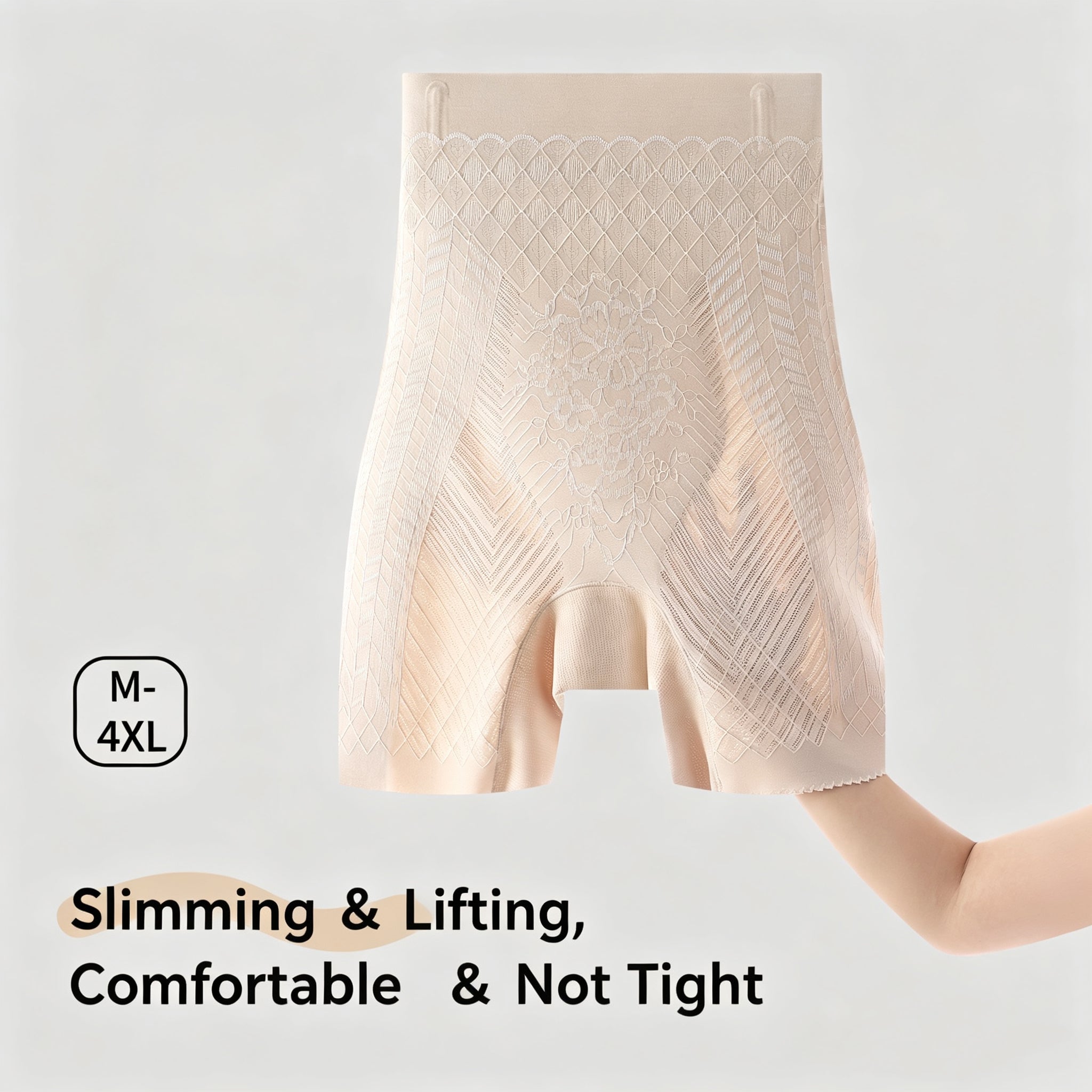 High Waist Lace Shapewear Shorts | Tummy Control Butt Lifting Slimming Body Shaper Underwear #2699
