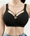 Lunarie Sense Strappy Cutout Wireless Bra Full bust bra jelly bra
